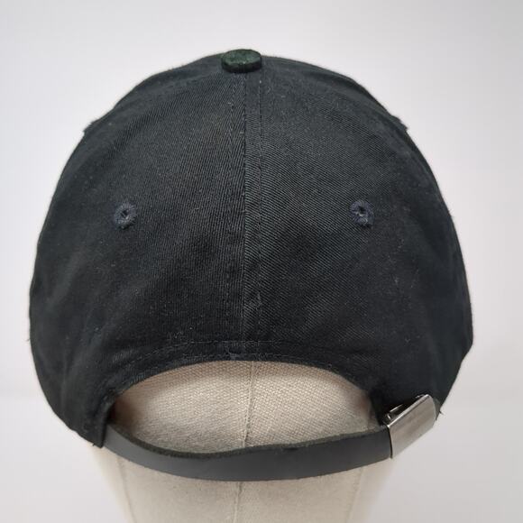 BMW Slideback Hat Black One Size Adjustable Embroidered Logo 6 Panel - Picture 6 of 9